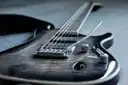 A close-up of an electric guitar, a stand-in for the museum's music theme (no photo of the museum itself)