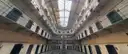 The long hall of cells and iron walkways inside Kilmainham Gaol